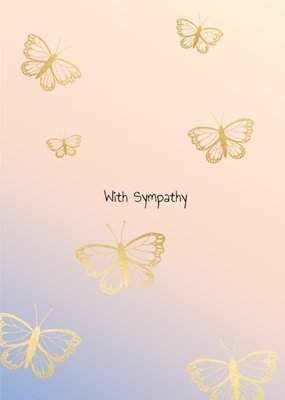 With Sympathy Card