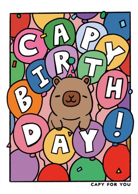 Capy Birthday Card