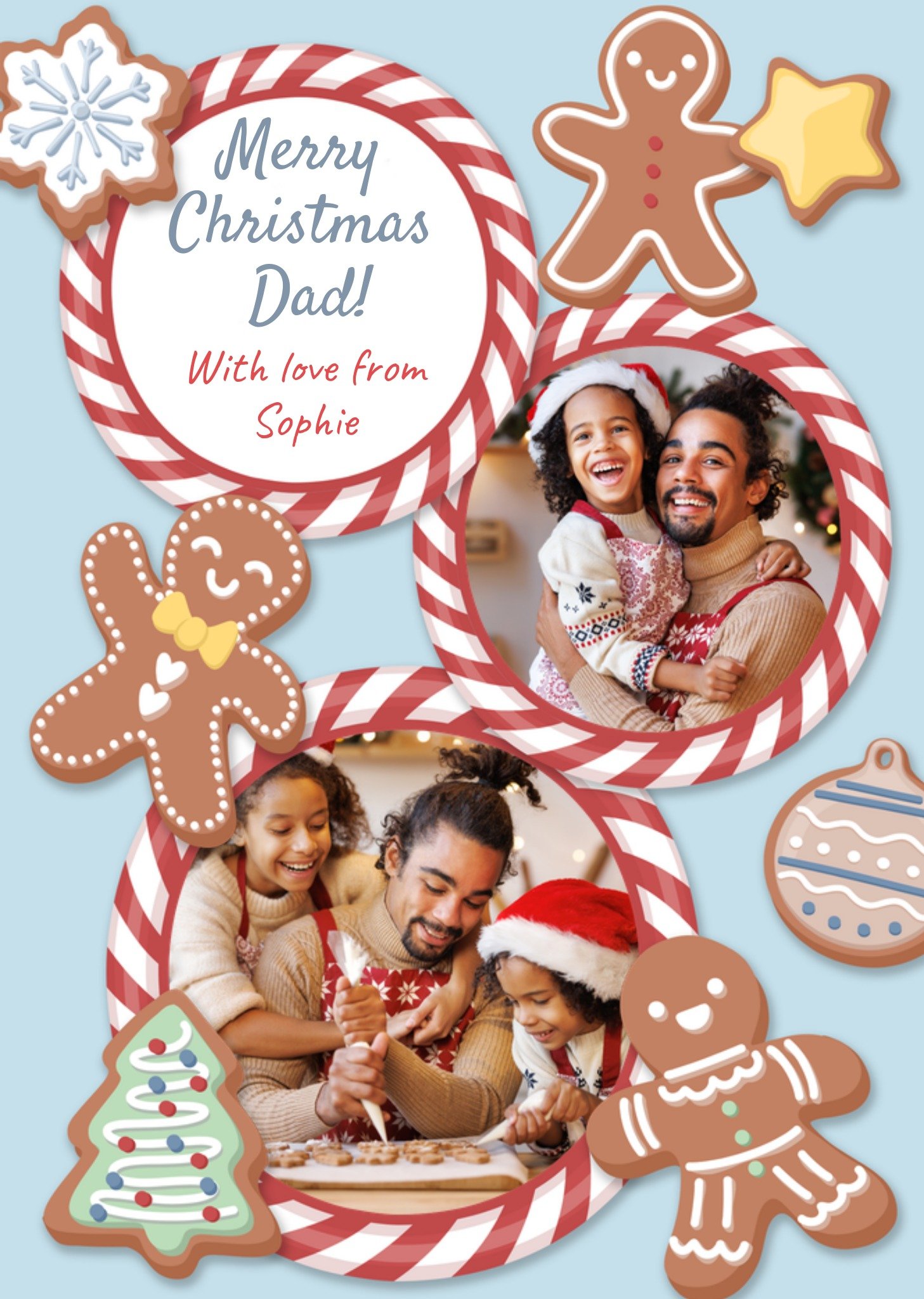 Moonpig Festive Photo Upload Christmas Card