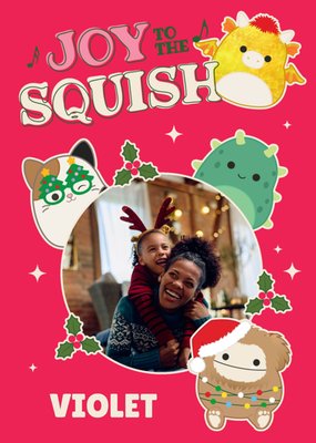 Squishmallows Joy To The Squish Photo Upload Christmas Card