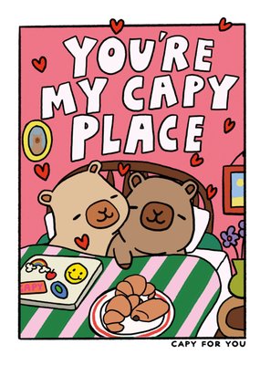 You're My Capy Place Card