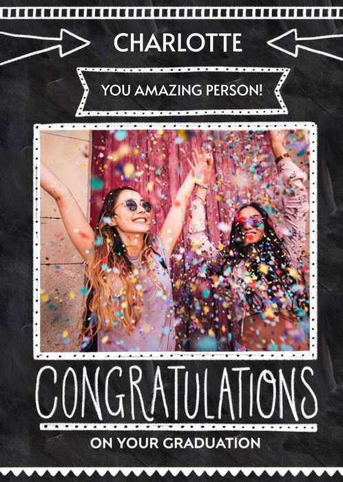 Graduation Card - Congratulations - Photo Upload