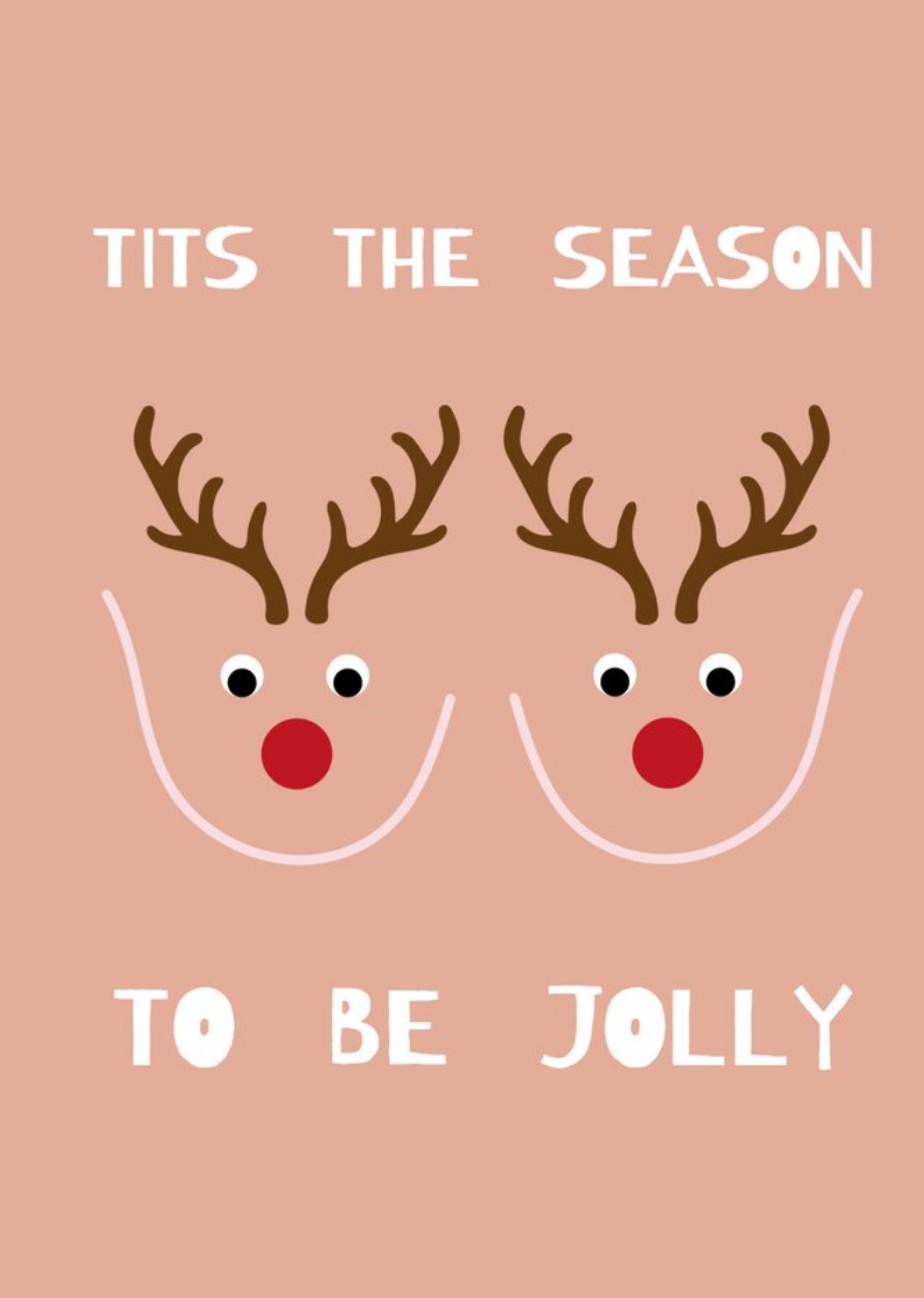 Rumble Cards Tits The Season To Be Jolly Card