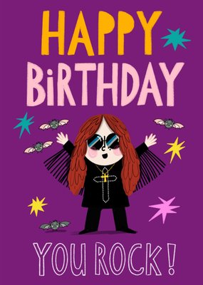 You Rock Birthday Card