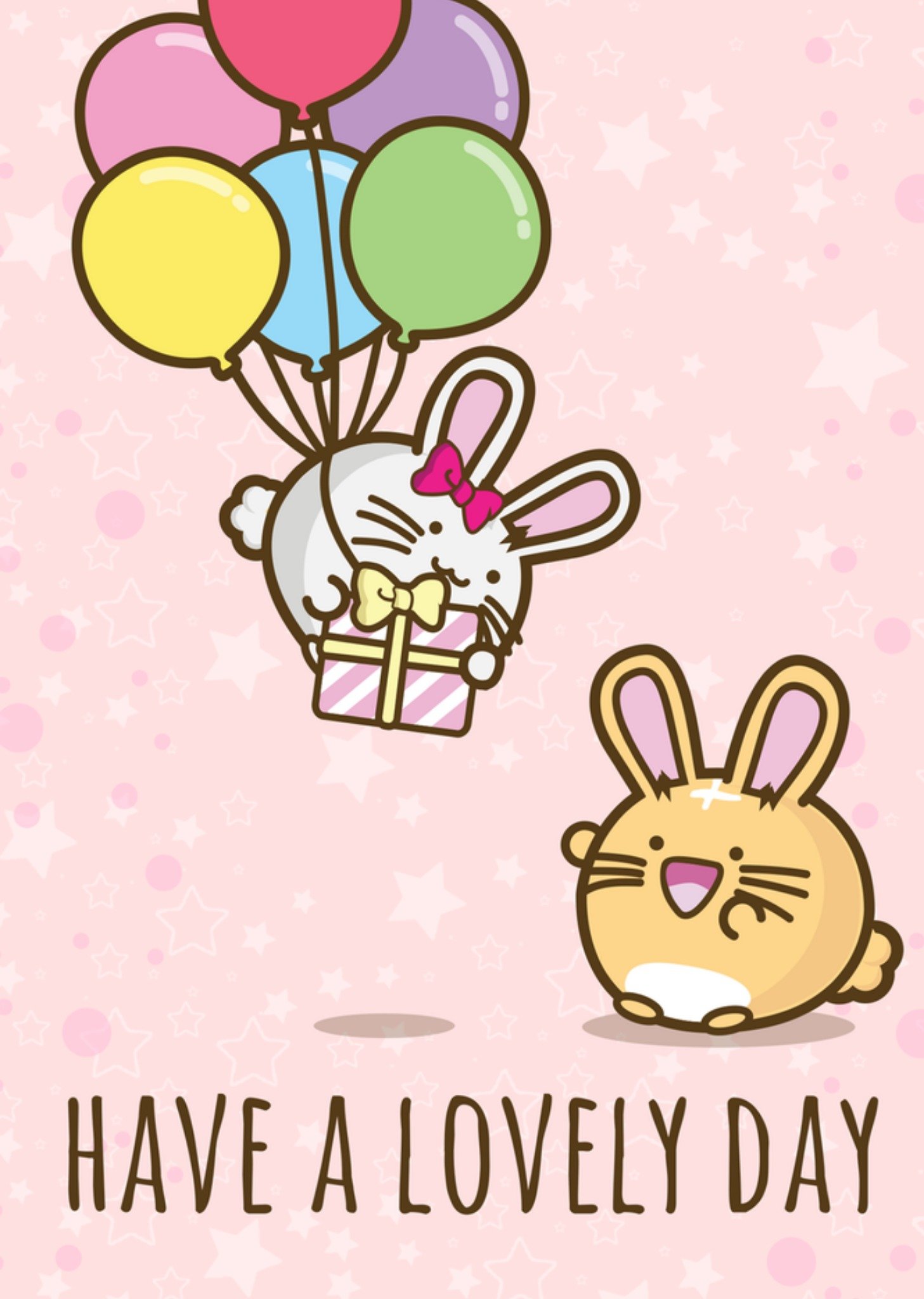 Moonpig Fuzzballs Have A Lovely Day Card