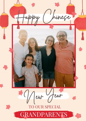 Happy Chinese New Year Photo Upload Card