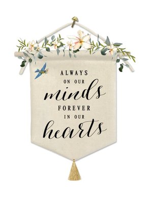 Always on Our Mind Forever Sympathy Card