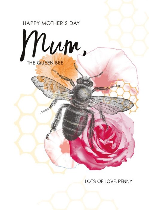 Animal Planet Queen Bee Mother's Day Card