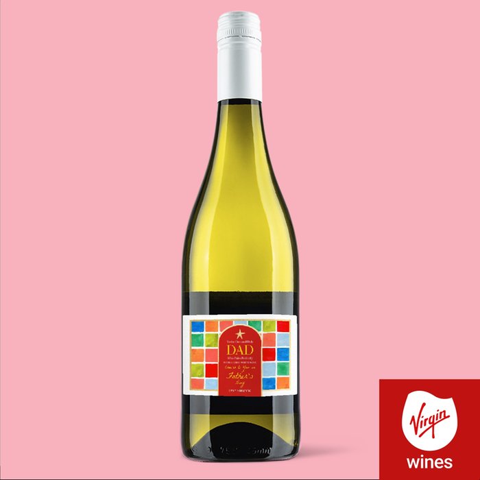 Personalised Cheers To You On Father's Day Pinot Grigio 75cl