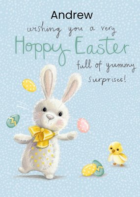 Clintons Pun Eggs Rabbit Easter Card