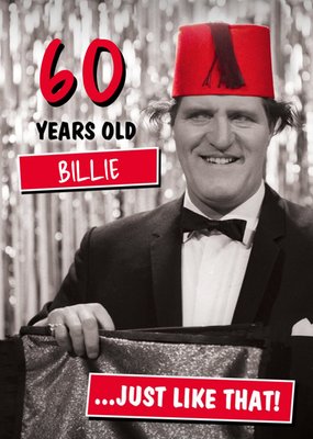 Funny Danilo Tommy Cooper 60th Birthday Card