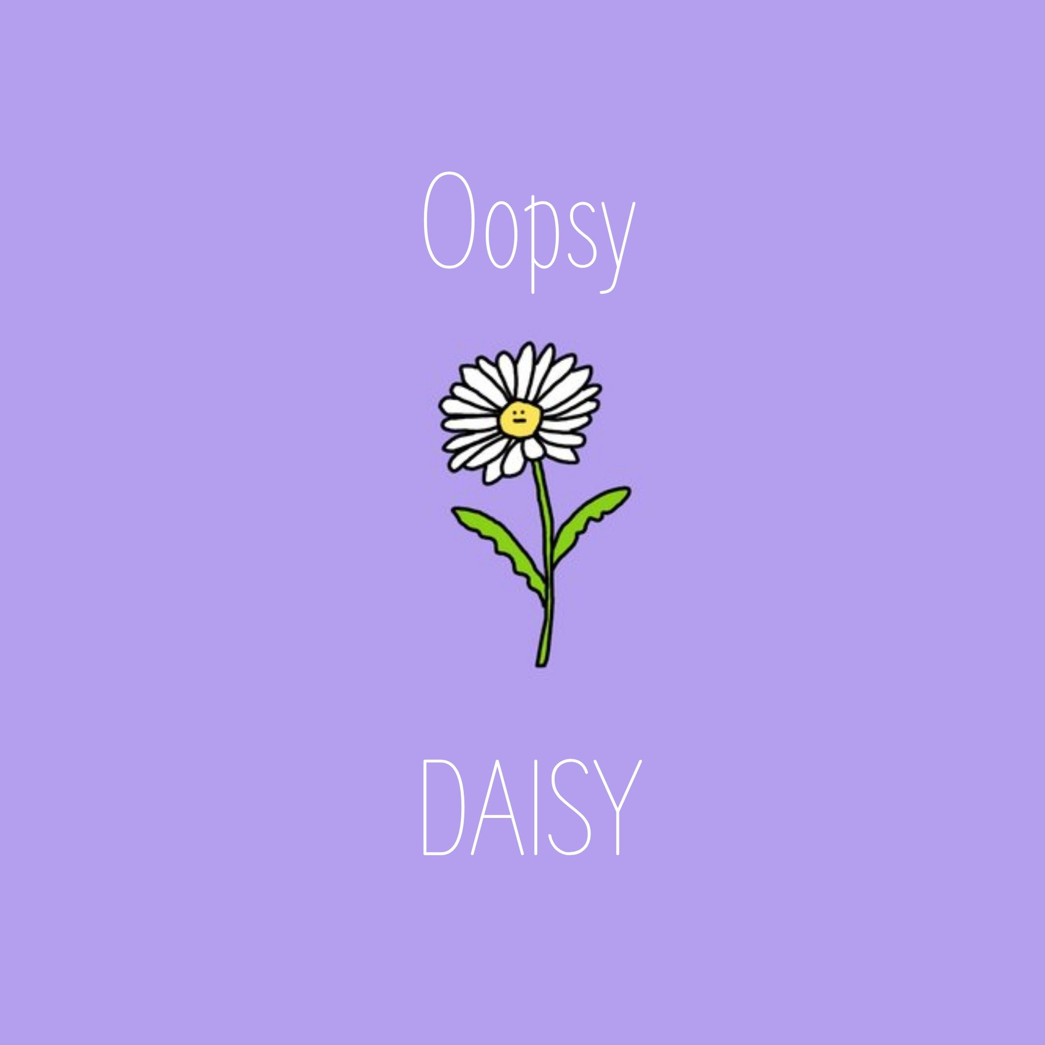 Moonpig Oopsy Daisy Personalised I Forgot Card