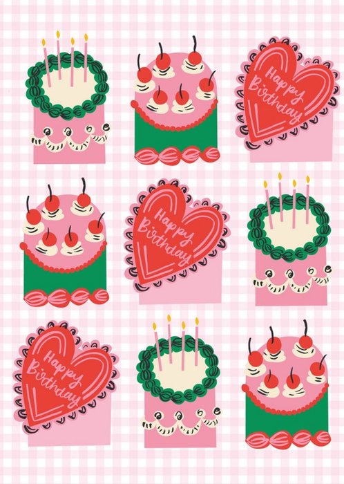 Birthday cake card