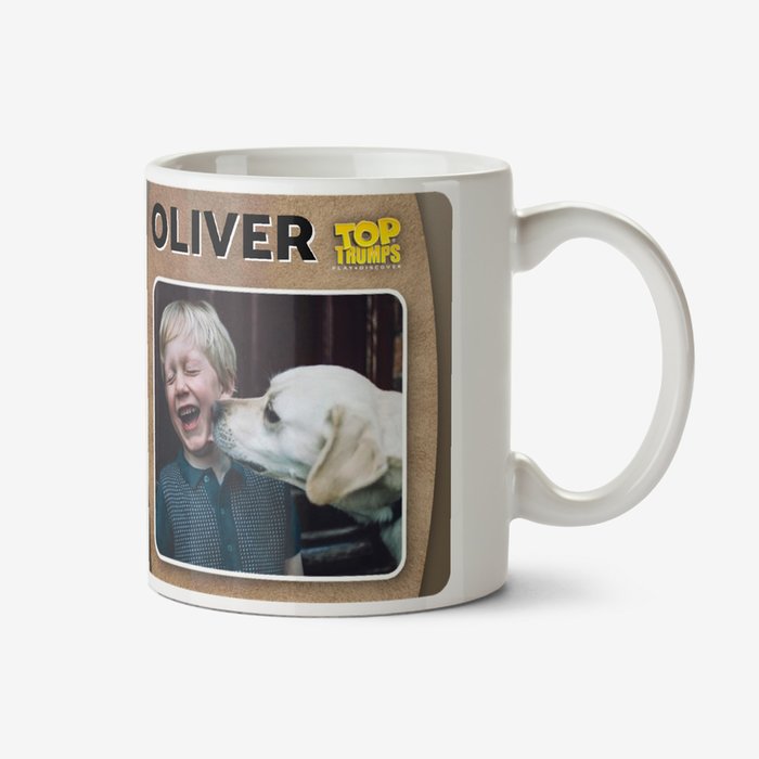 Top Trumps Spoof Photo Upload Birthday Mug