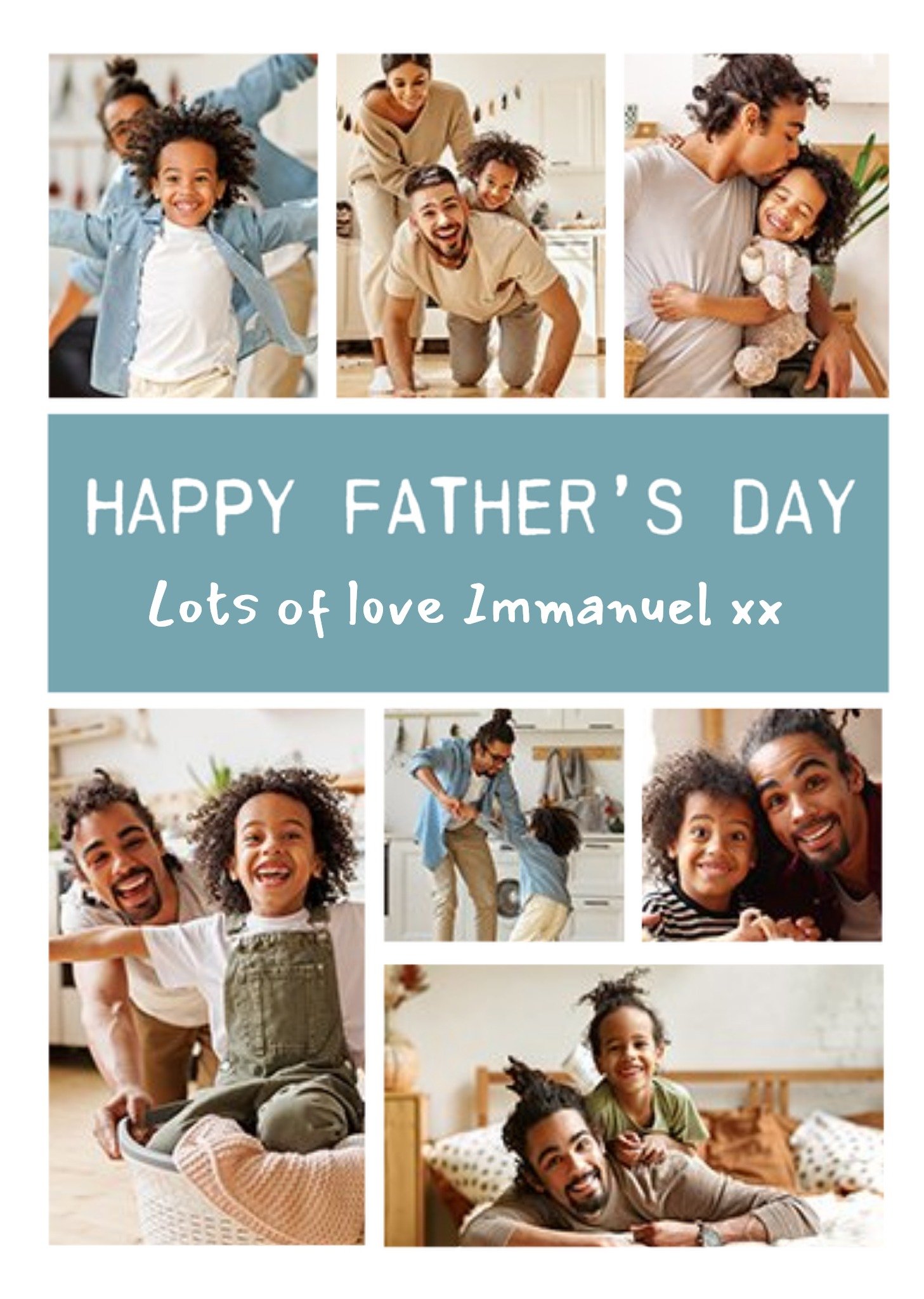 Moonpig Photo Upload Father's Day Dad Father Daddy Love Card