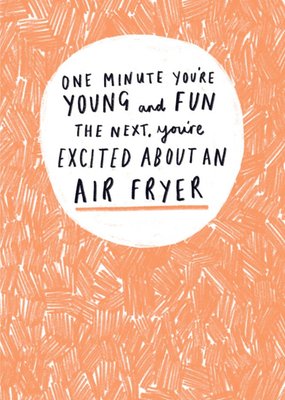 Young and Fun Air Fryer Funny Card