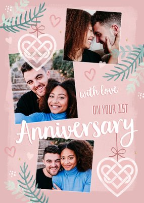 Studio Sundae On Your 1st Anniversary Photo Upload Card