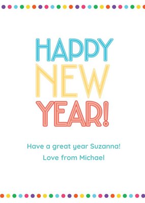 Happy New Year Card