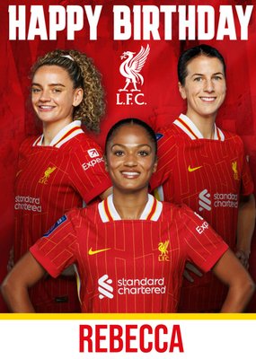 Liverpool FC Birthday Card