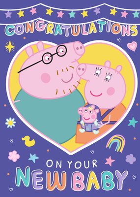 Peppa Pig Congratulations On Your New Baby Card