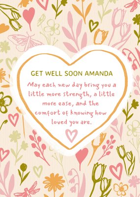 May Each New Day Bring You Strength Get Well Card