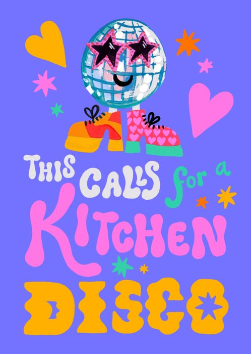 Eleanor Bowmer Retro Kitchen Disco Card