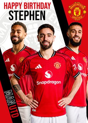 Manchester United Birthday Card