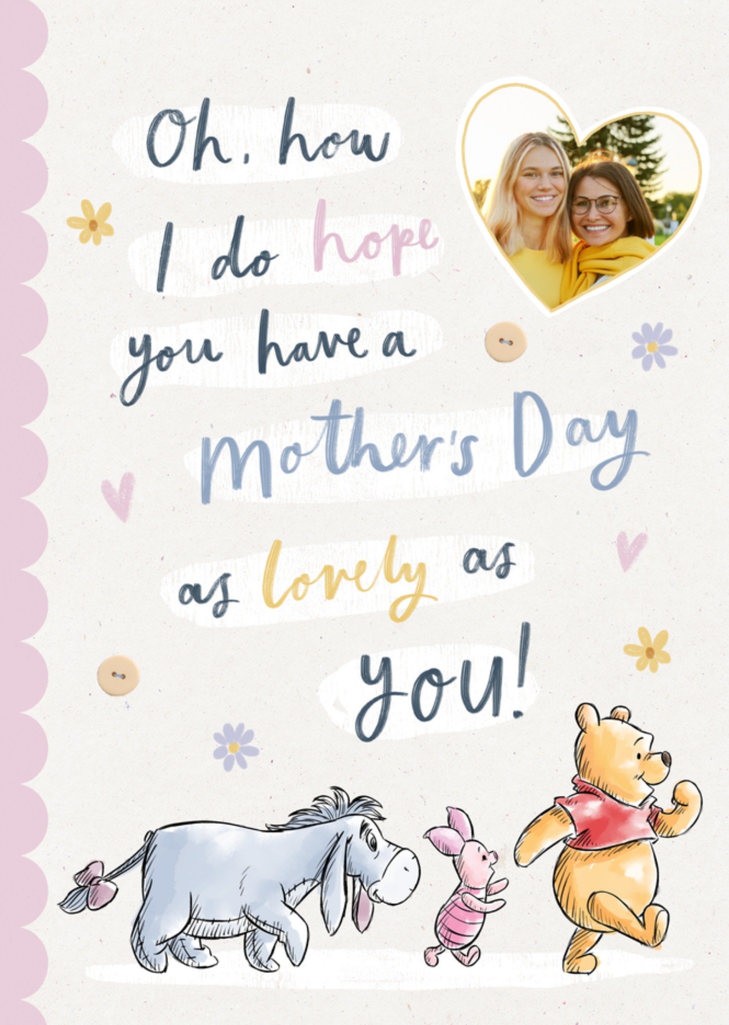 Moonpig Disney Winnie The Pooh Photo Upload MotherÃ¢â¬â¢S 