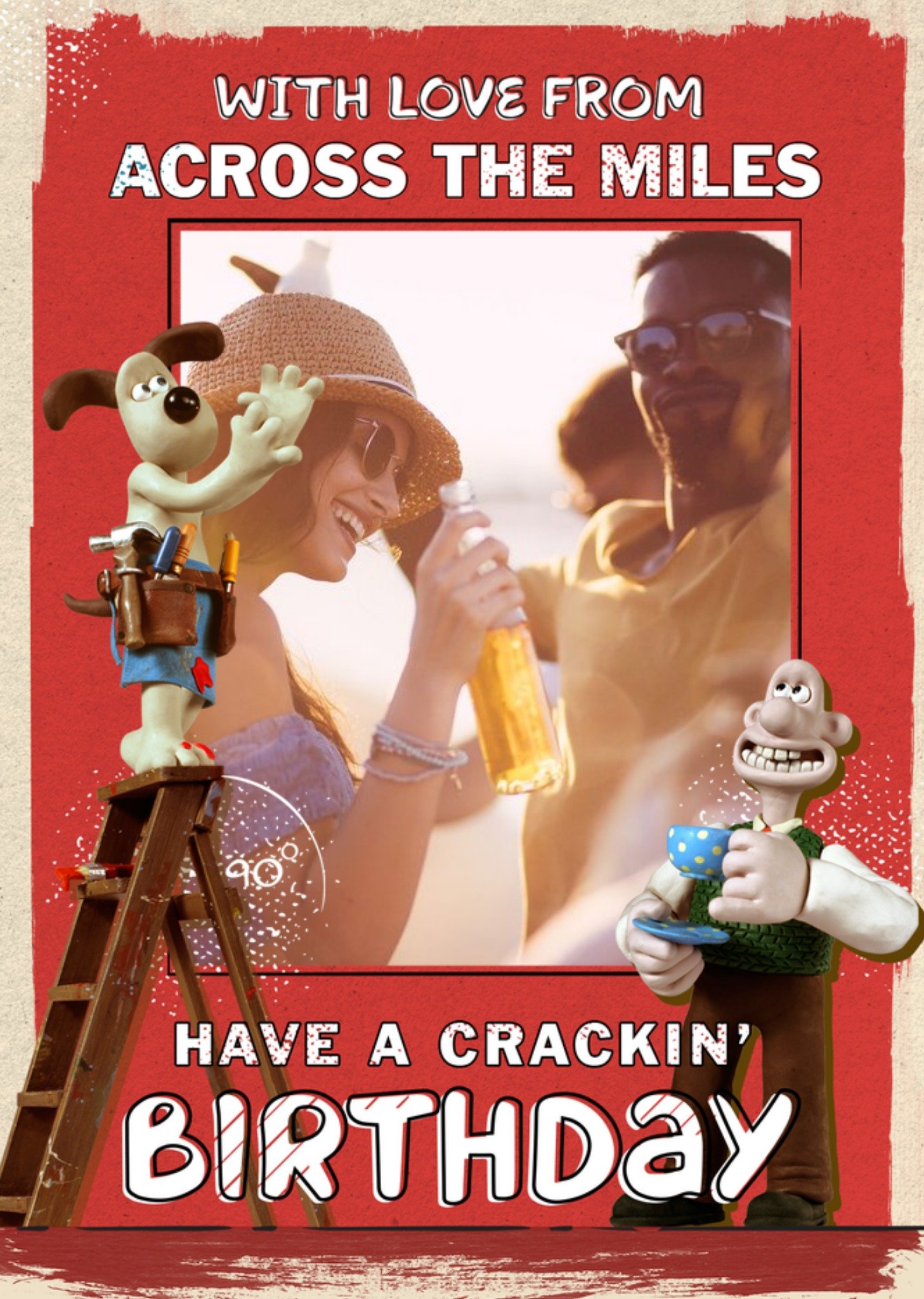 Wallace And Gromit Photo Upload Crackin Birthday Card