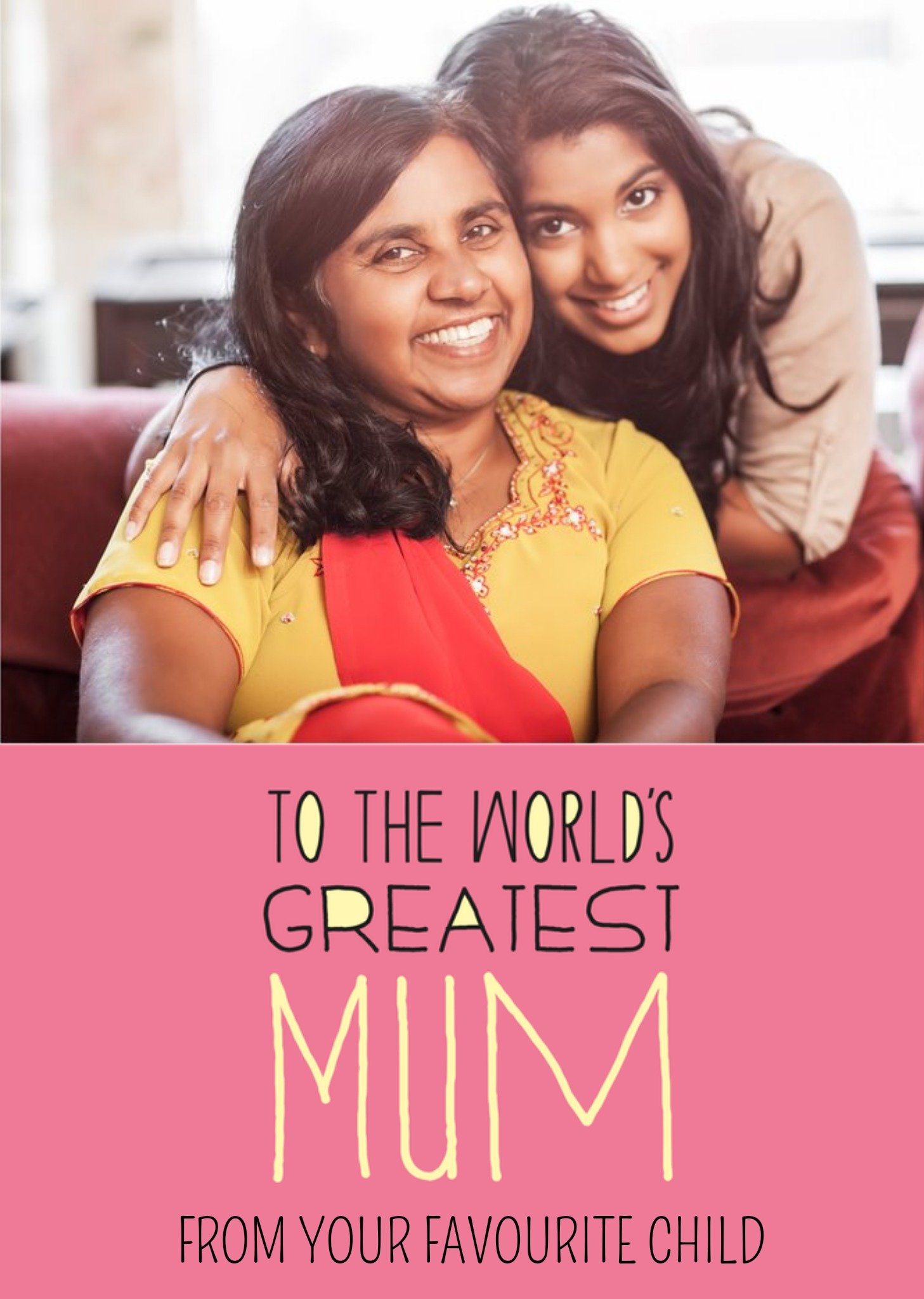 Moonpig Photo Upload World's Greatest Mum Birthday Card