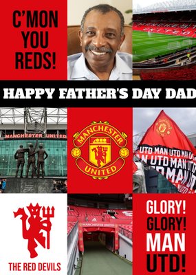 Manchester United Happy Fathers Day Glory Card