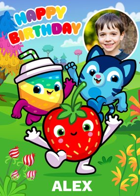 Pinata Smashlings Photo Upload Birthday Card