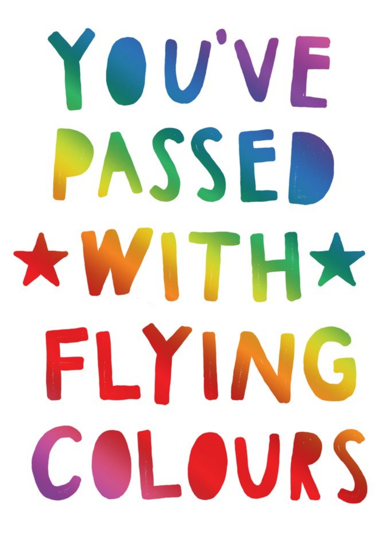 Moonpig Clintons You've Passed With Flying Colours Card
