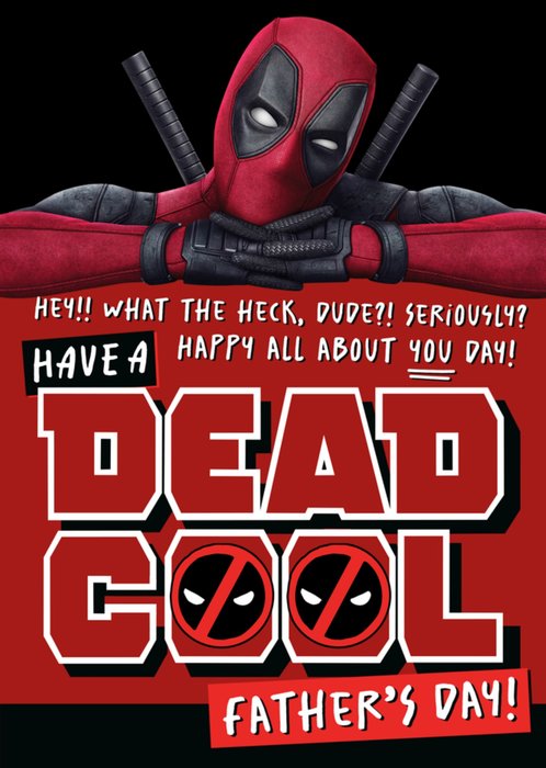 Deadpool Father's Day Card