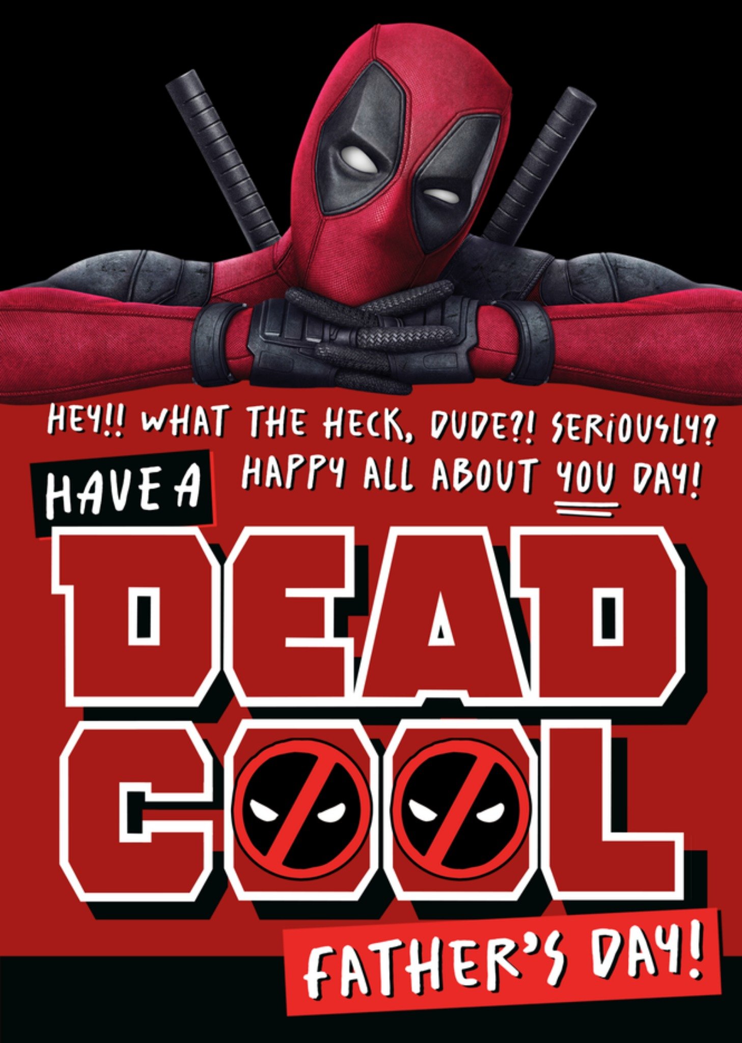 Marvel Deadpool Father's Day Card