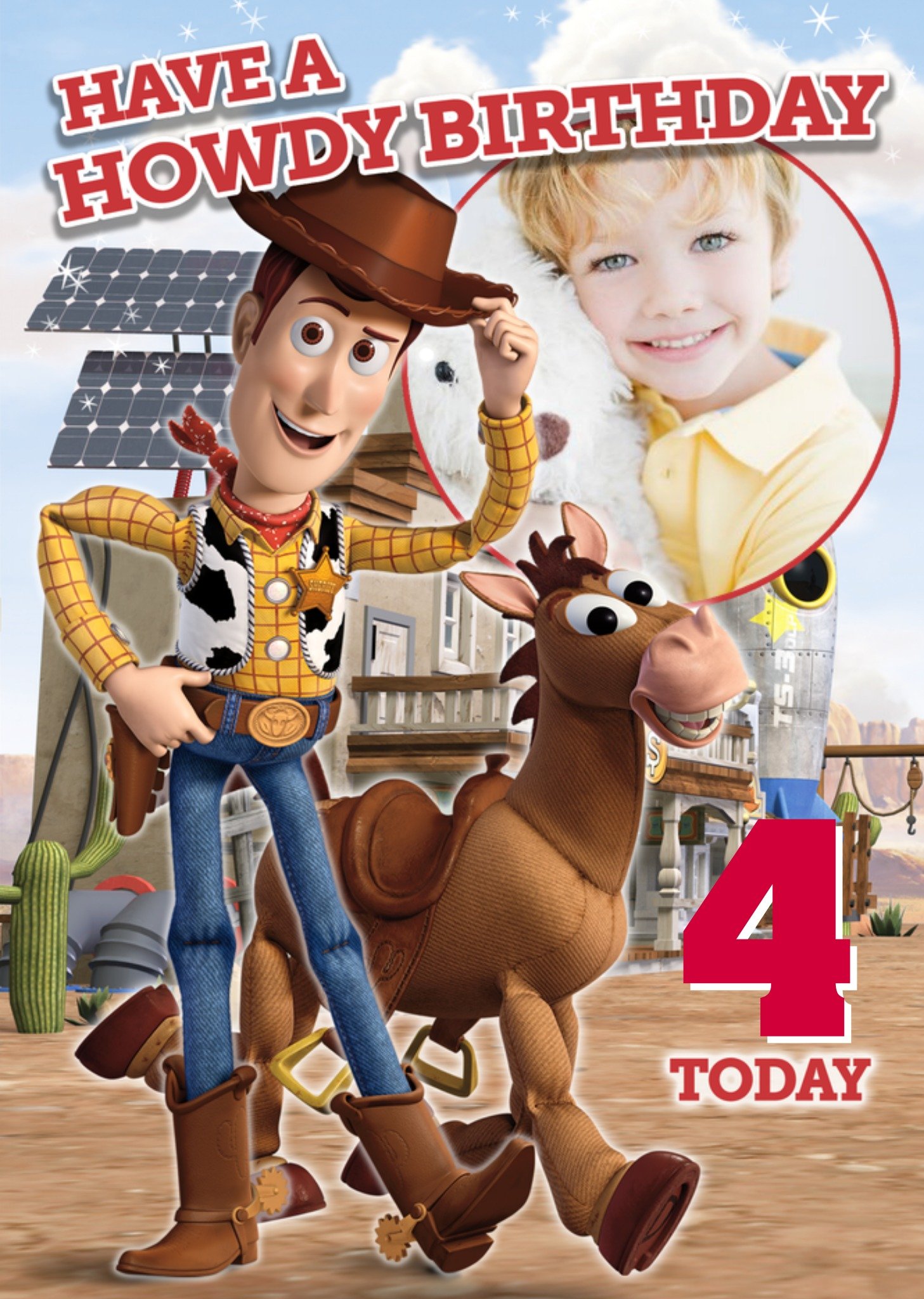 Toy Story 4th Birthday Card, Large