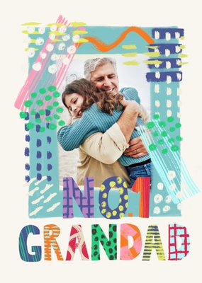 No.1 Grandad Photo Upload Father's Day Card