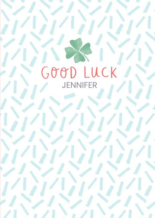 Good Luck Personalised Clova Card