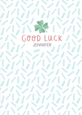 Good Luck Personalised Clova Card