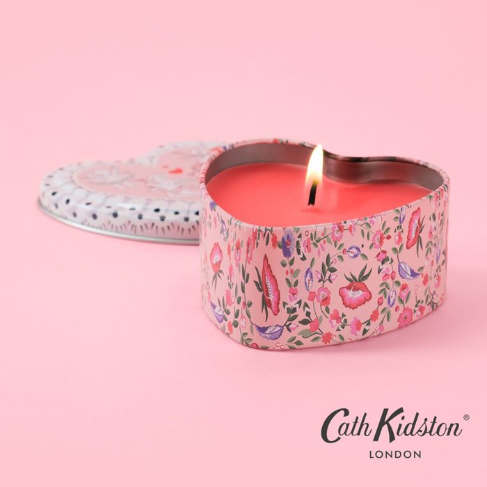 Cath Kidston Cherub Heart Tin Candle (100g)