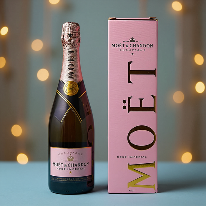 Moët & Chandon Rosé Impérial Champagne 75cl Gift Box