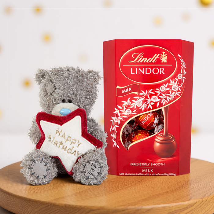 Tatty Teddy Happy Birthday Bear & Lindt Truffles