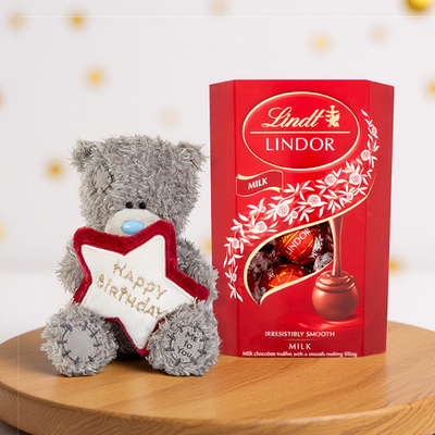 Tatty Teddy Happy Birthday Bear & Lindt Truffles