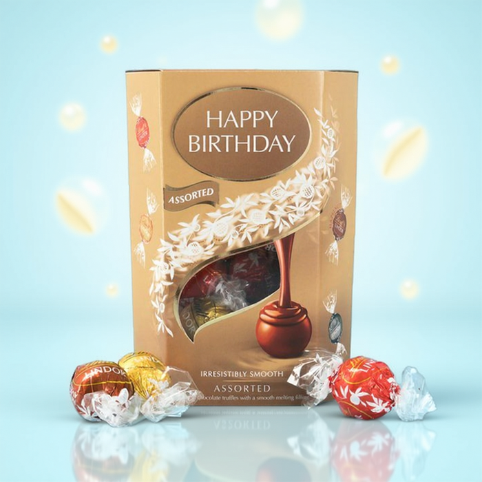 Happy Birthday Lindt Lindor Assorted Truffles (200g)