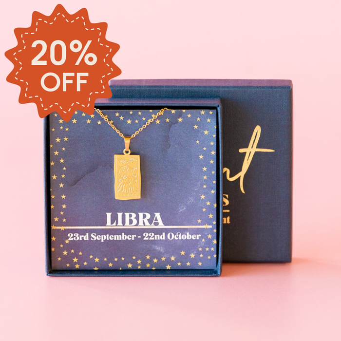 Libra Zodiac Necklace