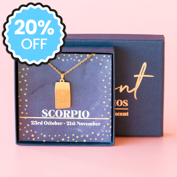 Scorpio Zodiac Necklace