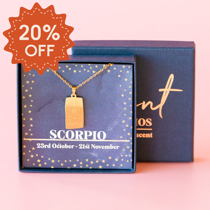 Scorpio Zodiac Necklace