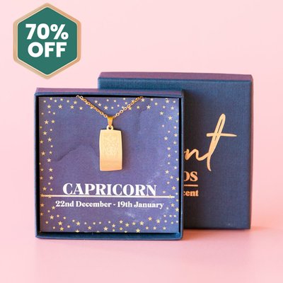 Capricorn Zodiac Necklace