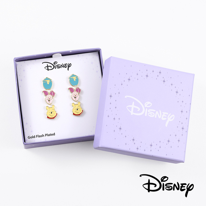 Disney Winnie The Pooh Trio Earring Set