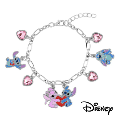 Angel & Stitch Charm Bracelet
